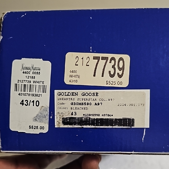 Men's Blue Sneakers - Picture 4 of 4